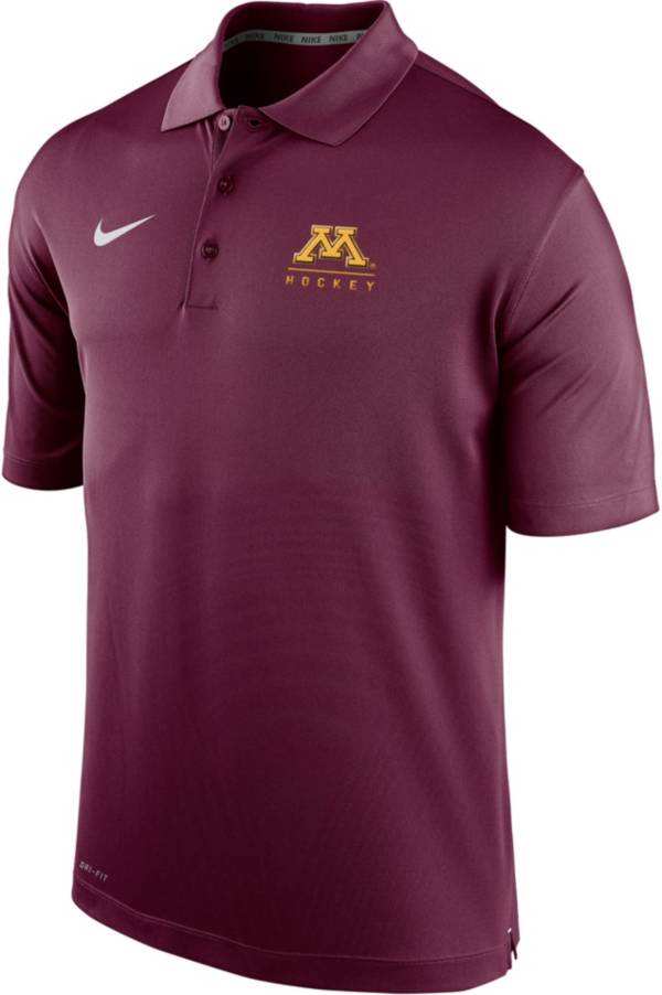 Nike Men's Minnesota Golden Gophers Maroon Hockey Varsity Polo