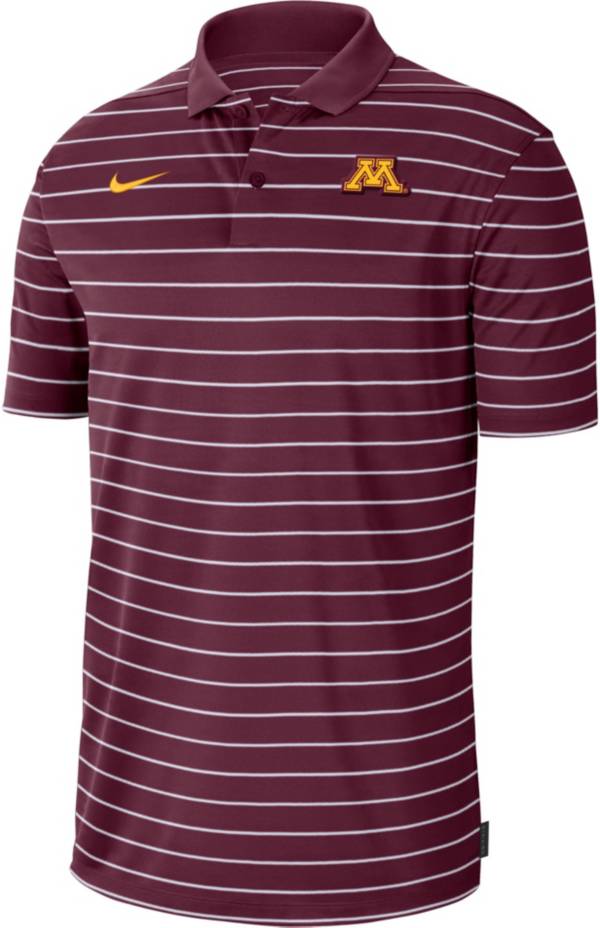 Nike Men's Minnesota Golden Gophers Maroon Football Sideline Victory Dri-FIT Polo