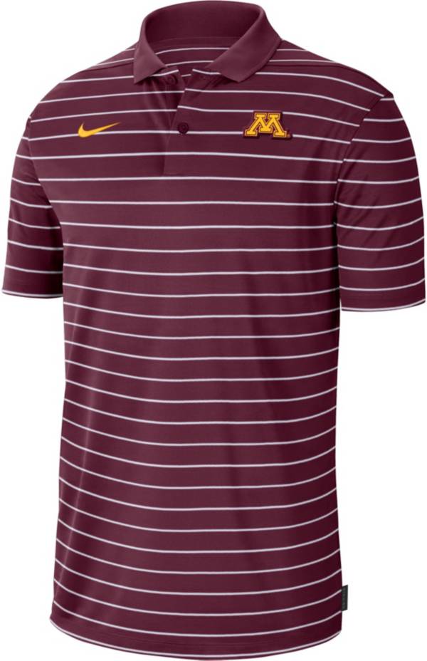 Nike Men's Minnesota Golden Gophers Maroon Football Sideline Victory Dri-FIT Polo product image
