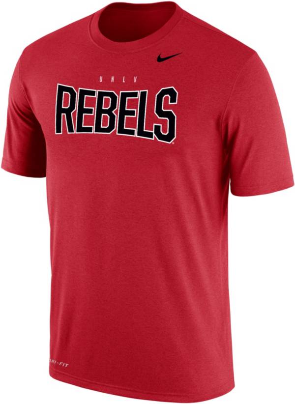 Nike Men's UNLV Rebels Scarlet Dri-FIT Cotton T-Shirt