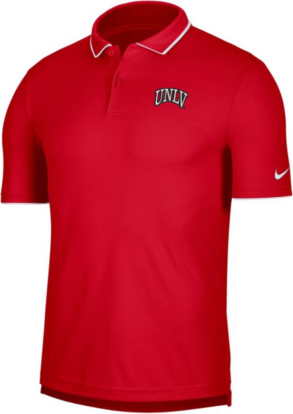 Nike Men's UNLV Rebels Scarlet UV Collegiate Polo