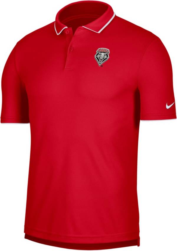 Nike Men's New Mexico Lobos Cherry UV Collegiate Polo