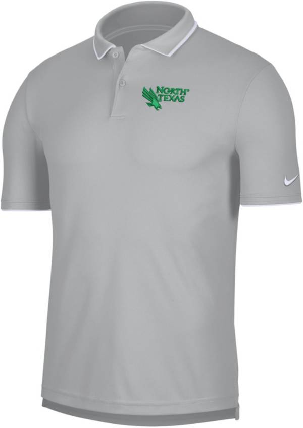 Nike Men's North Texas Mean Green Grey UV Collegiate Polo product image