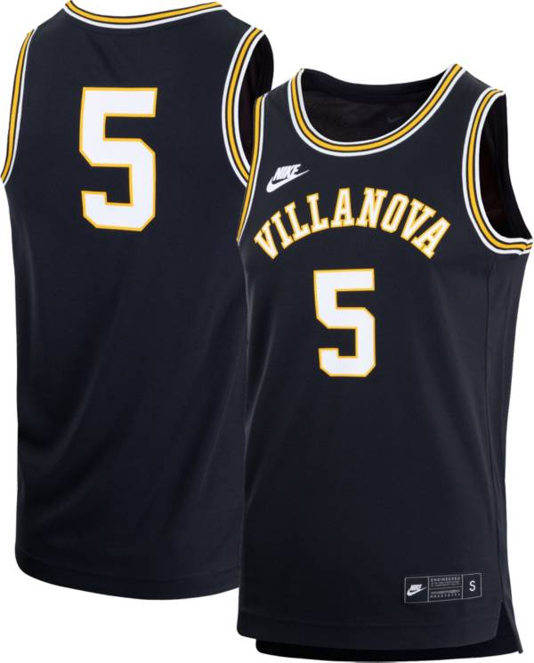 Nike Men's Villanova Wildcats #5 Navy Replica Basketball Jersey