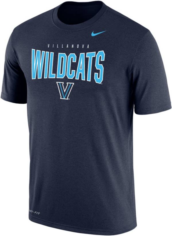 Nike Men's Villanova Wildcats Navy Dri-FIT Cotton T-Shirt