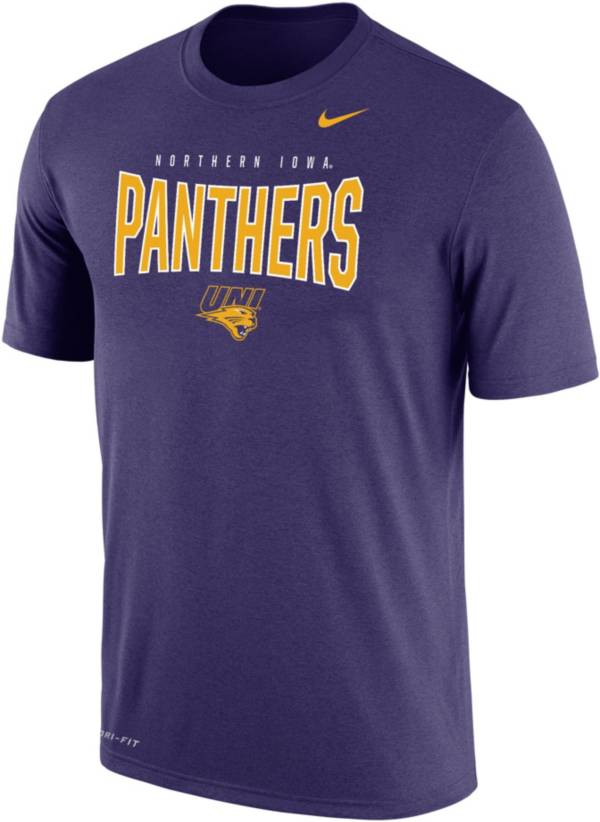 Nike Men's Northern Iowa Panthers Purple Dri-FIT Cotton T-Shirt
