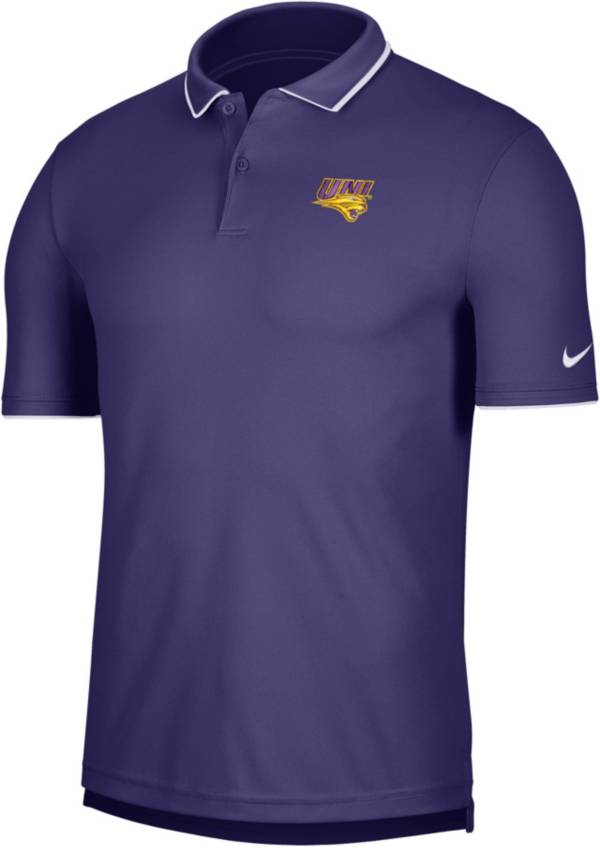 Nike Men's Northern Iowa Panthers Purple UV Collegiate Polo