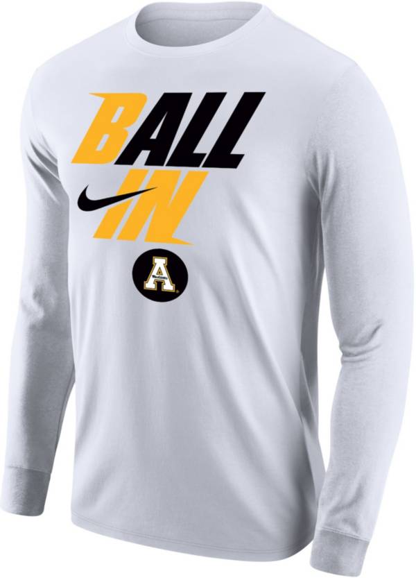 Nike Men's Appalachian State Mountaineers White 2022 Basketball BALL IN ...