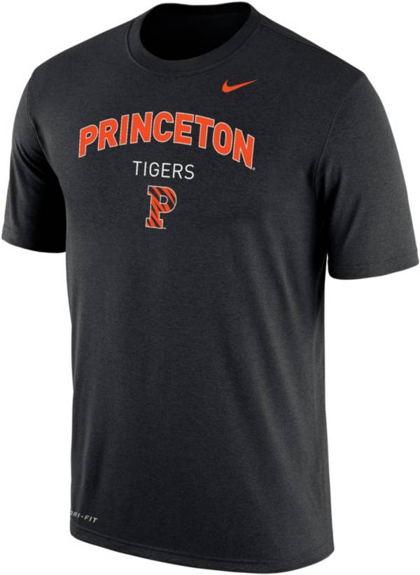 Nike Men's Princeton Tigers Black Dri-FIT Cotton T-Shirt