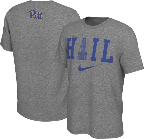 Nike Men's Pitt Panthers Grey Hail College Football T-Shirt product image