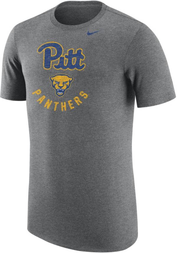 Nike Men's Pitt Panthers Grey Tri-Blend T-Shirt product image