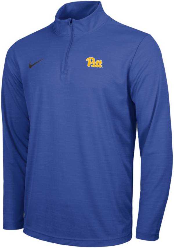 Nike Men's Pitt Panthers Blue Intensity Quarter-Zip Shirt