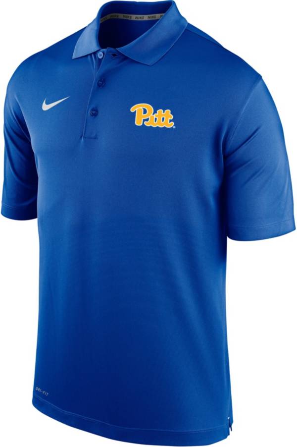 Nike Men's Pitt Panthers Blue Varsity Polo