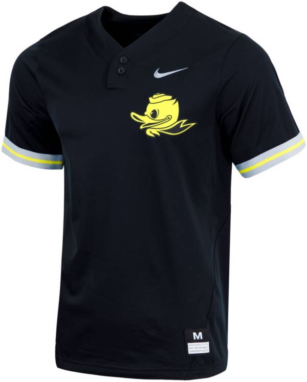 Nike Men's Oregon Ducks Black Two Button Replica Baseball Jersey product image