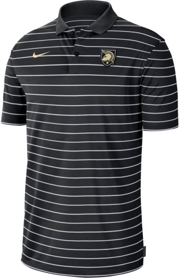 Nike Men's Army West Point Black Knights Army Black Football Sideline Victory Dri-FIT Polo