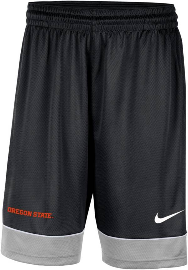 Nike Men's Oregon State Beavers Black Dri-FIT Fast Break Shorts