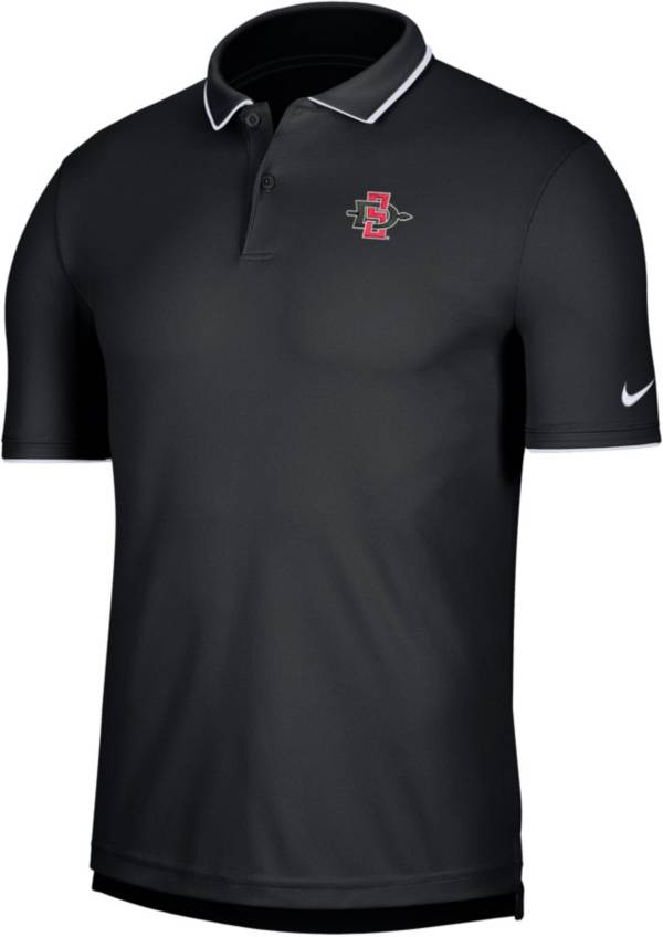 Nike Men's San Diego State Aztecs Black UV Collegiate Polo