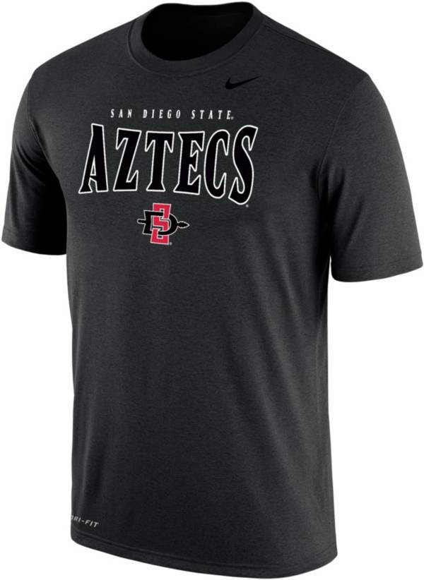Nike Men's San Diego State Aztecs Scarlet Dri-FIT Cotton T-Shirt product image