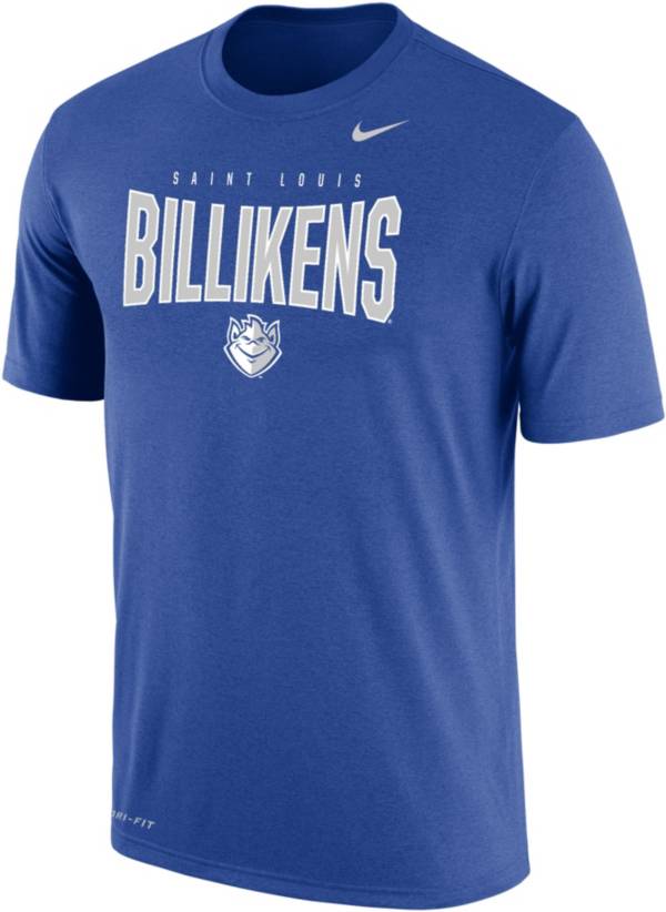 Nike Men's Saint Louis Billikens Blue Dri-FIT Cotton T-Shirt | Dick's ...