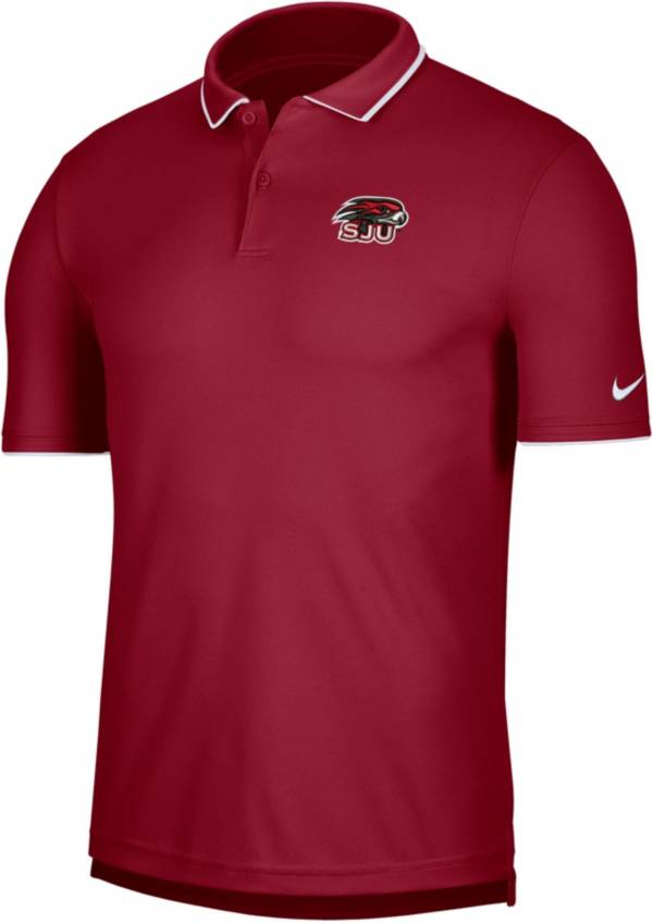 Nike Men's Saint Joseph's Hawks Crimson UV Collegiate Polo