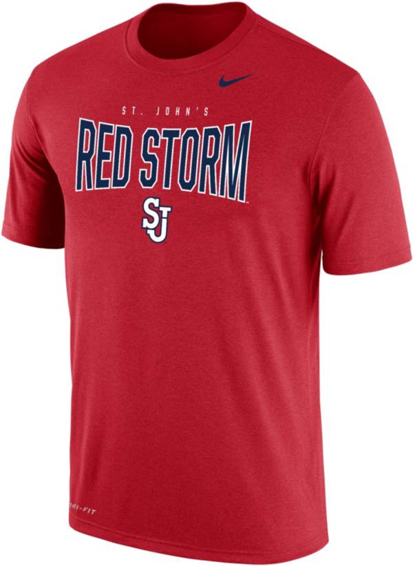 Nike Men's St. John's Red Storm Red Dri-FIT Cotton T-Shirt