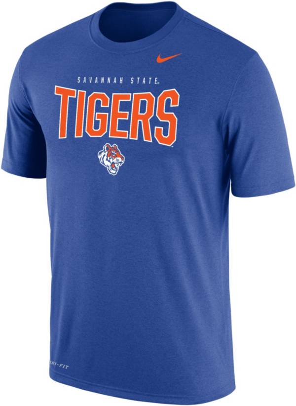 Nike Men's Savannah State Tigers Reflex Blue Dri-FIT Cotton T-Shirt ...