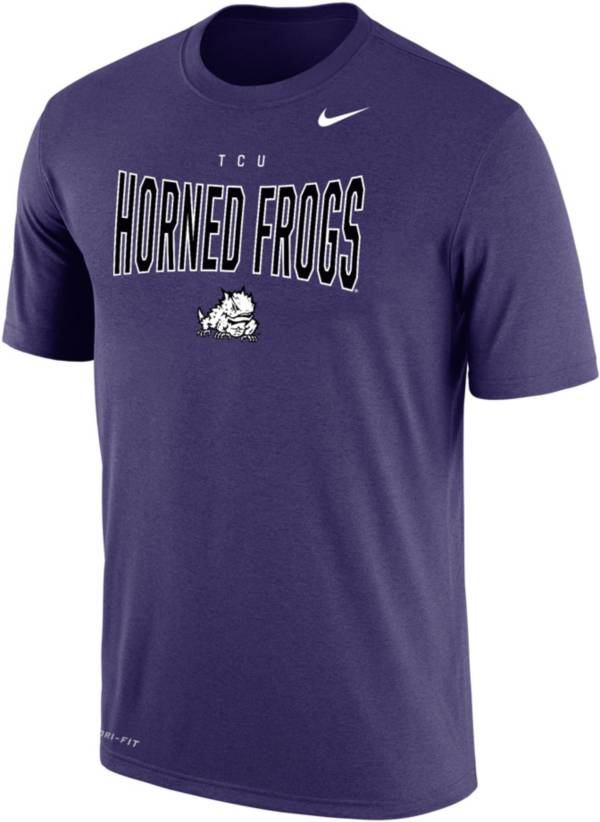 Nike Men's TCU Horned Frogs Purple Dri-FIT Cotton T-Shirt