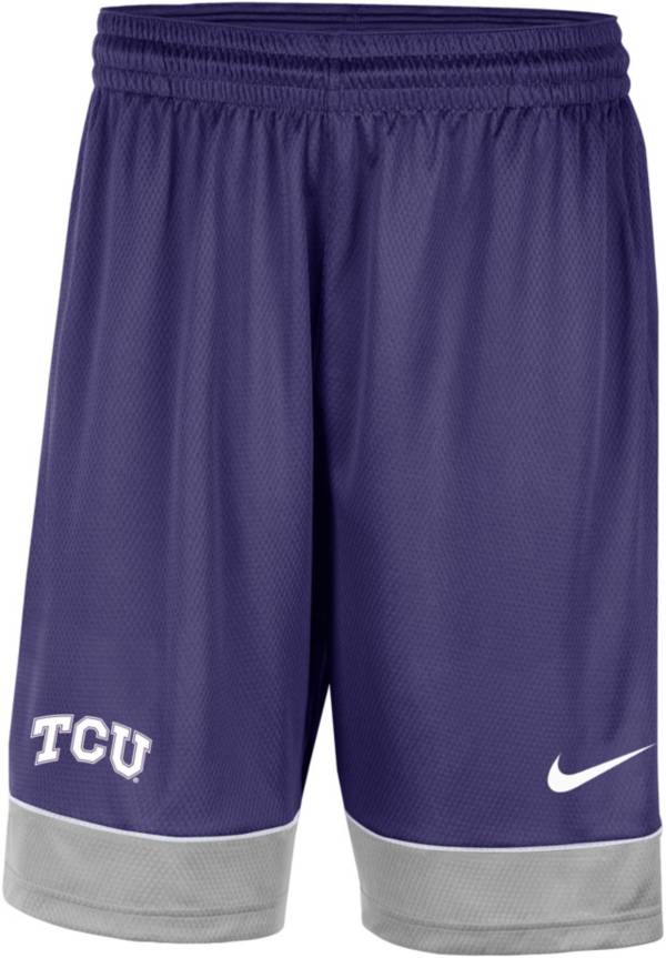 Nike Men's TCU Horned Frogs Purple Dri-FIT Fast Break Shorts