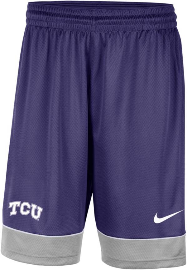 Nike Men's TCU Horned Frogs Purple Dri-FIT Fast Break Shorts product image