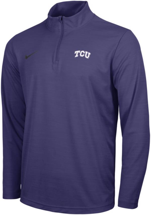 Nike Men's TCU Horned Frogs Purple Intensity Quarter-Zip Shirt