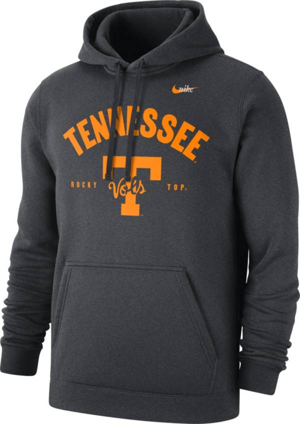 Nike Men's Tennessee Volunteers Black Rocky Top Club Fleece Pullover Hoodie