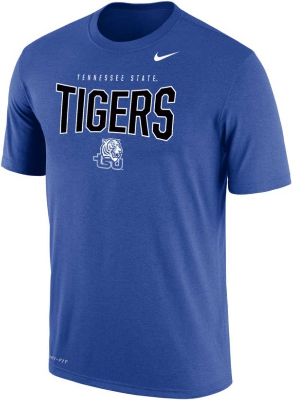 Nike Men's Tennessee State Tigers Royal Blue Dri-FIT Cotton T-Shirt