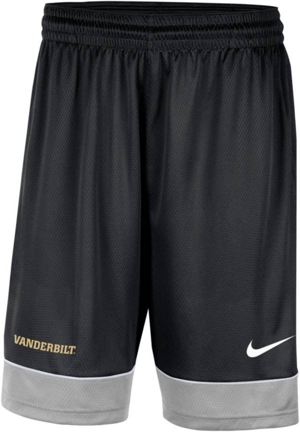 Nike Men's Vanderbilt Commodores Black Dri-FIT Fast Break Shorts