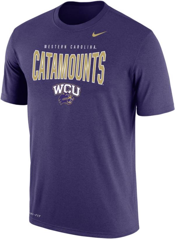 Nike Men's Western Carolina Catamounts Purple Dri-FIT Cotton T-Shirt