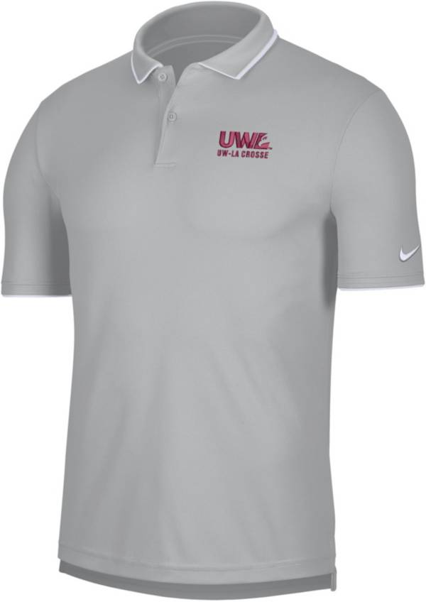 Nike Men's UW-La Crosse Eagles Gray UV Collegiate Polo