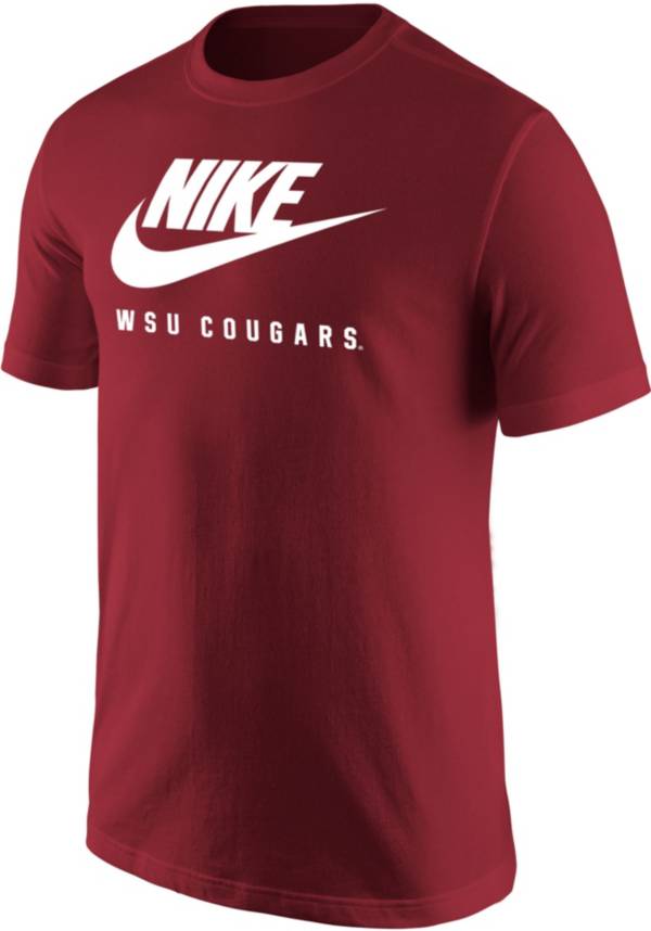 Nike Men's Washington State Cougars Crimson Core Cotton Futura T-Shirt product image