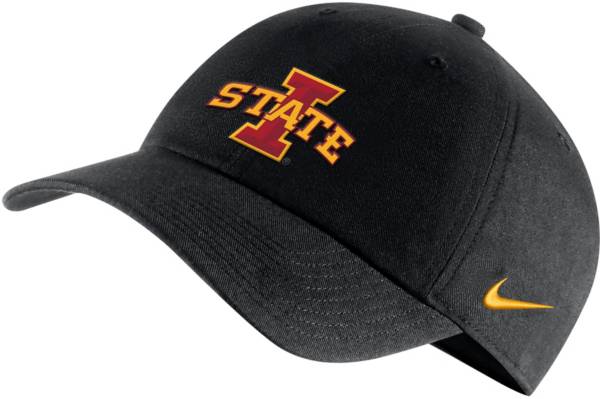 Nike Men's Iowa State Cyclones Black Campus Adjustable Hat
