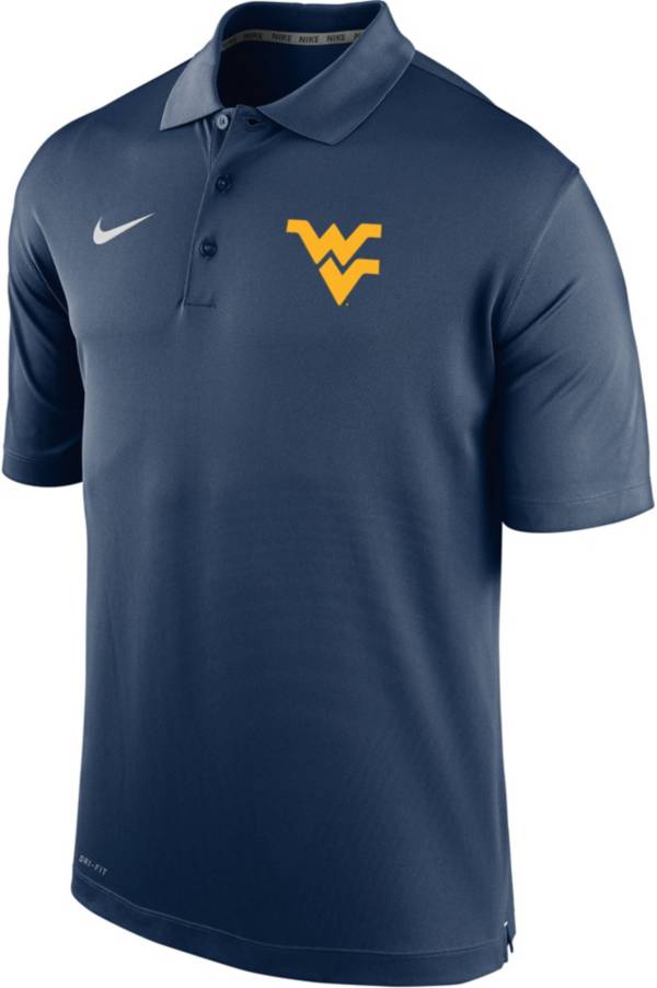 Nike Men's West Virginia Mountaineers Blue Varsity Polo product image