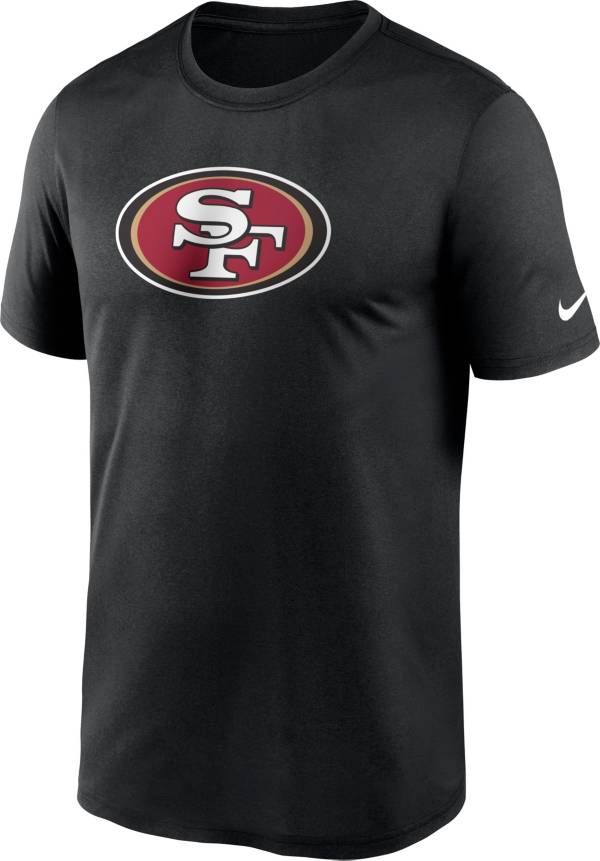 Nike Men's San Francisco 49ers Legend Logo Black T-Shirt