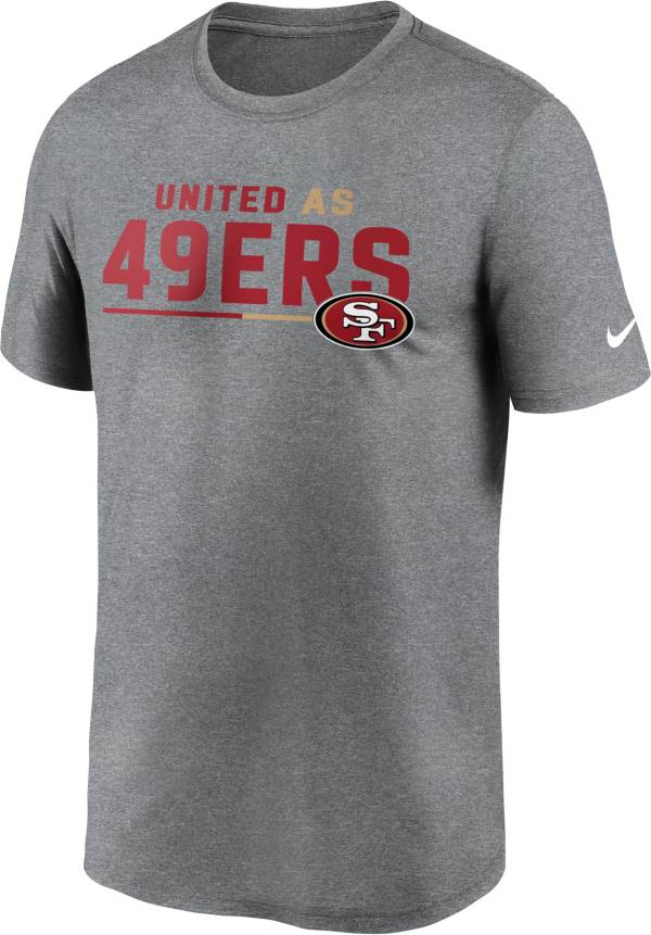 Nike Men's San Francisco 49ers United Grey T-Shirt