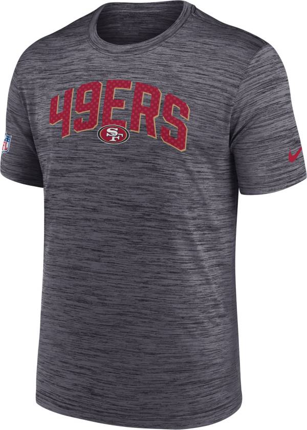 Nike Men's San Francisco 49ers Sideline Legend Velocity Black T-Shirt