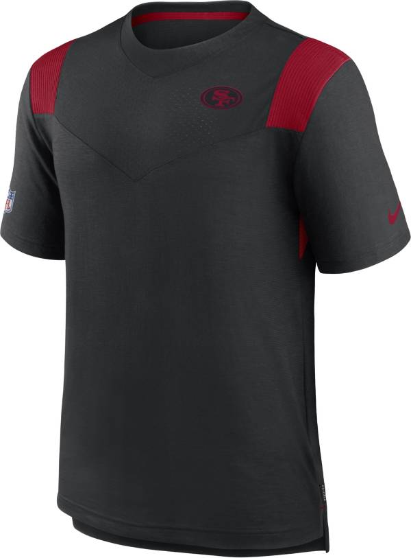 Nike Men's San Francisco 49ers Sideline Player Black T-Shirt product image