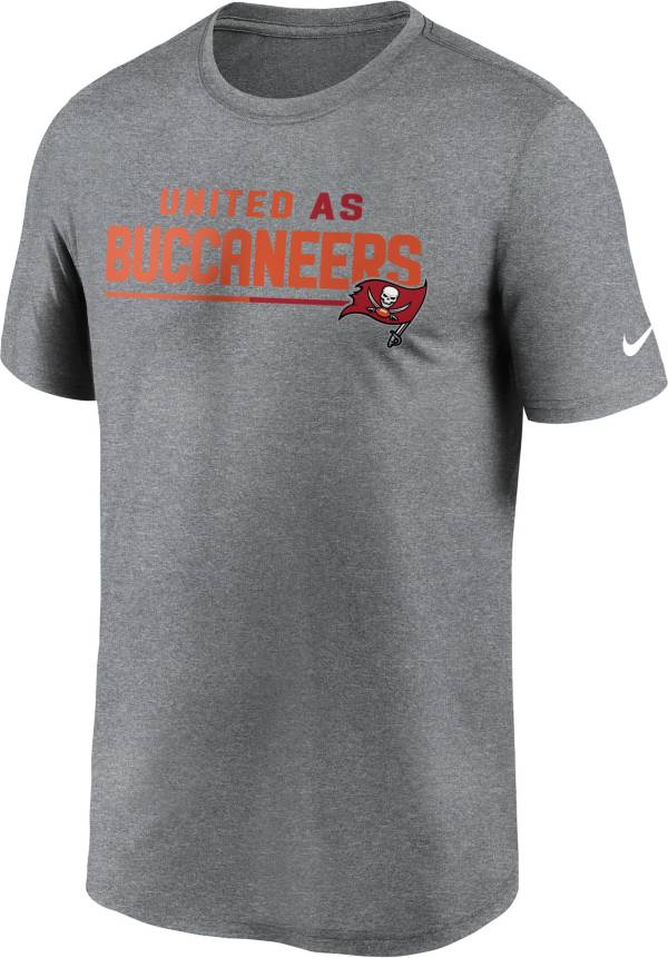 Nike Men's Tampa Bay Buccaneers United Grey T-Shirt