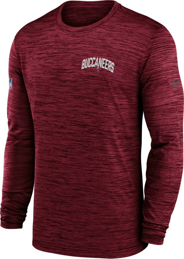 Nike Men's Tampa Bay Buccaneers Sideline Legend Velocity Red Long Sleeve T-Shirt