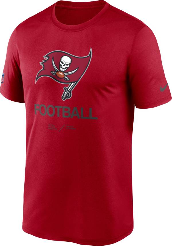Nike Men's Tampa Bay Buccaneers Sideline Legend Red T-Shirt