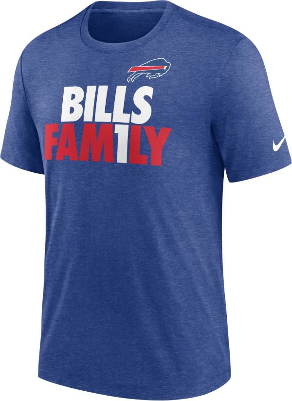 Nike Men's Buffalo Bills Fam1ly Tri-Blend Royal T-Shirt product image
