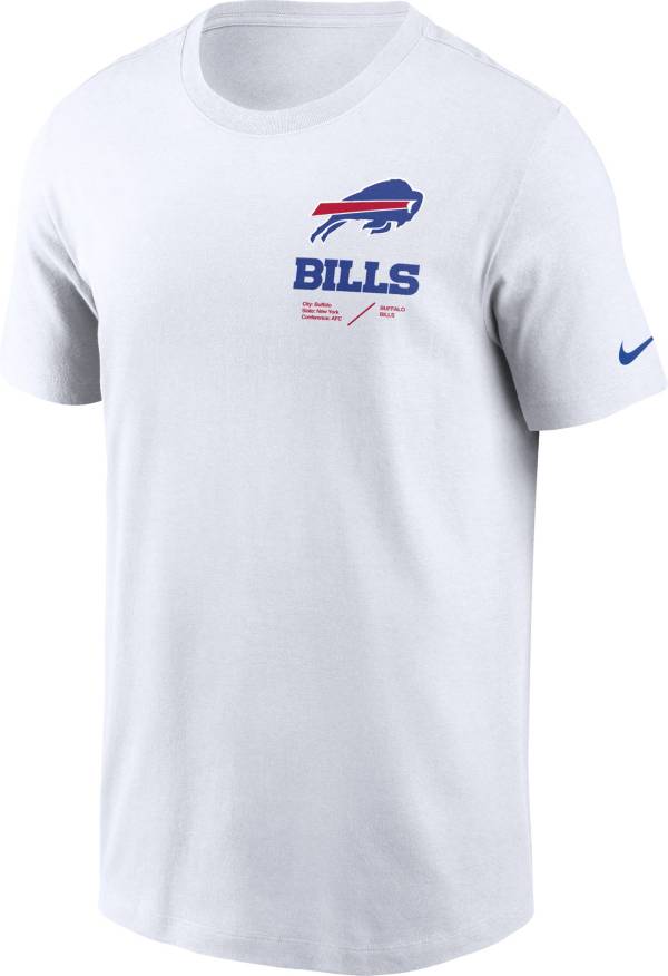 Nike Men's Buffalo Bills Sideline Team Issue White T-Shirt