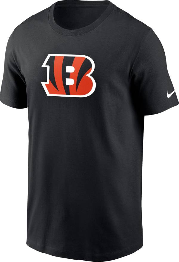 Nike Men's Cincinnati Bengals Essential Logo Black T-Shirt