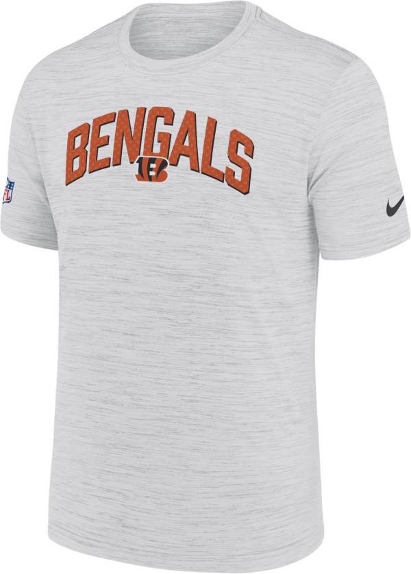 Nike Men's Cincinnati Bengals Sideline Legend Velocity White T-Shirt