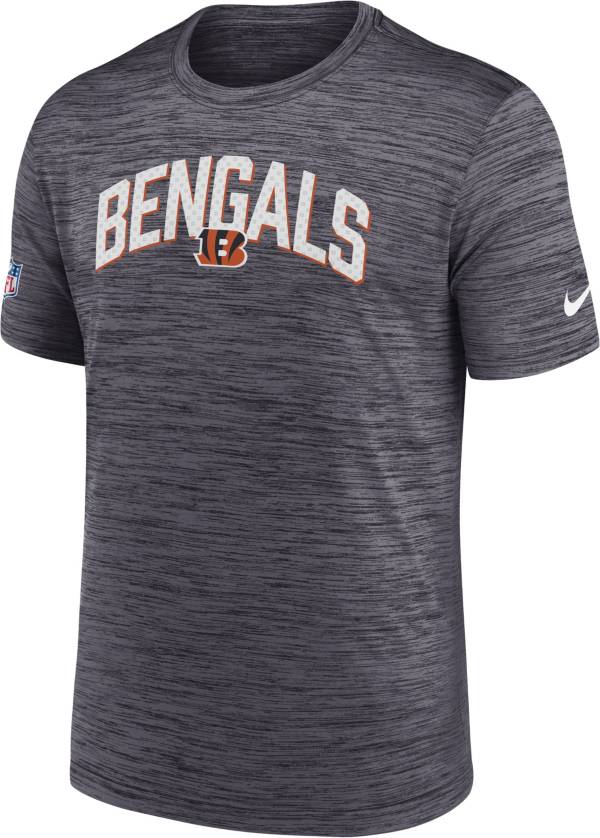 Nike Men's Cincinnati Bengals Sideline Legend Velocity Black T-Shirt